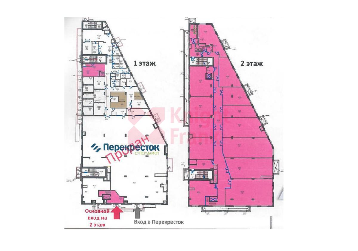 Торговое помещение 1494 кв.м. на Краснобогатырская улица, д. 90 - продажа  без посредников